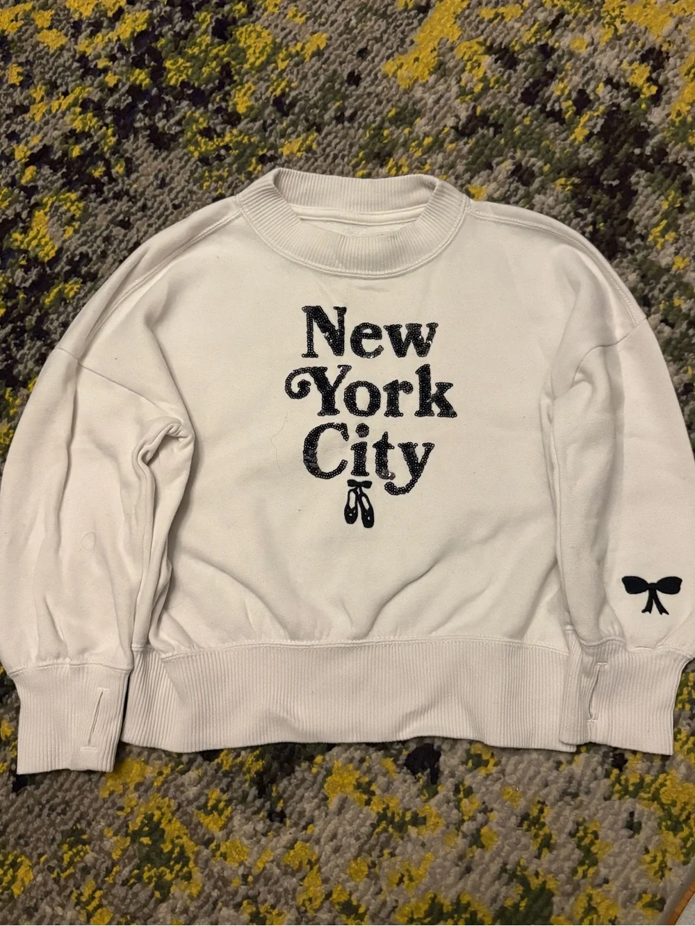 Kids Abercrombie New York City sequins sweatshirt